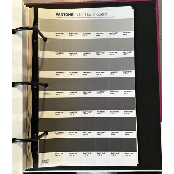 Pantone The + Plus Series Solid Chips UNCOATED Solid Color Book Reference - Picture 11 of 16